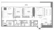 3 غرف نوم شقة مخطط الطابق «3BR» في W Residences Dubai Harbour