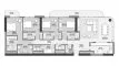 4 dormitorios Apartamento plano «TYPE B-4B-A.1», The Edit at d3