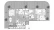 3 dormitorios Apartamento plano «TYPE 3BR», YAS BEACH RESIDENCE