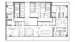 5 chambres Penthouse plan d'étage «4BR», W Residences Dubai Harbour