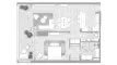 1 chambre Appartement plan d'étage «1BR», Kempinski Marina Residences