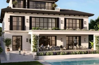 Вилла с 6 спальнями в Hudayriyat Golf Estates, Al Hudayriat Island, Абу-Даби, ОАЭ №908