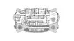 5 bedrooms Penthouse floor plan «Penthouse» in MARINA STAR
