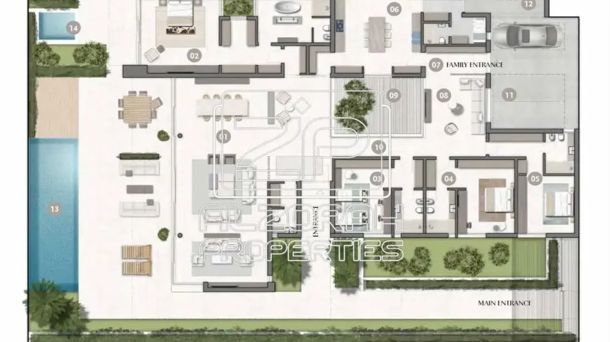 4 bedrooms villa for sale , Al Zorah, Ajman, UAE No. 421 № 2