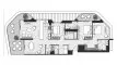 3 bedrooms Apartment floor plan «TYPE A» in Artistry Two Residences