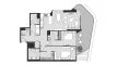 2 bedrooms Apartment floor plan «TYPE 2A» in Artistry Two Residences